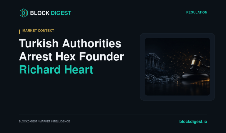 Turkish Authorities Arrest Hex Founder Richard Heart
