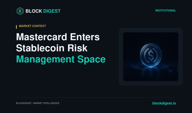 Mastercard Enters Stablecoin Risk Management Space