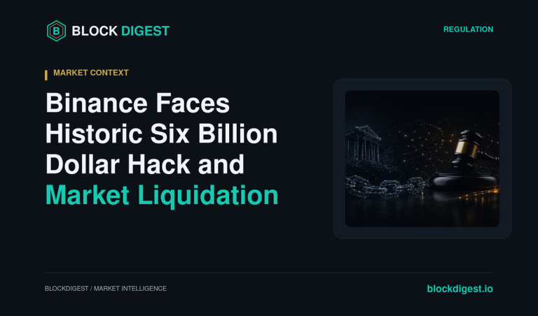 Binance Faces Historic Six Billion Dollar Hack and Market Liquidation