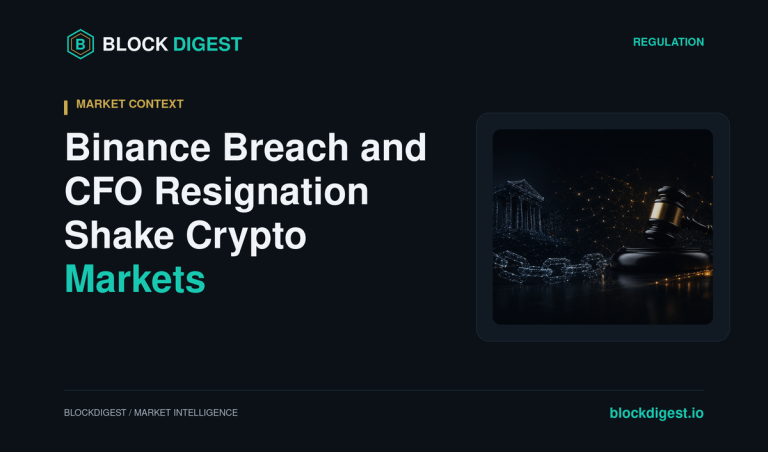 Binance Breach and CFO Resignation Shake Crypto Markets